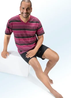 Herren BADER Zweierpack Shortys mit V-Ausschnitt und Brusttasche