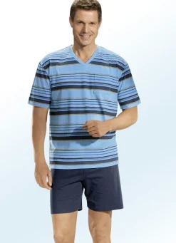 Herren BADER Zweierpack Shortys mit V-Ausschnitt und Brusttasche